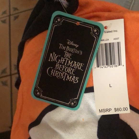 Nightmare Before Christmas Jack Skellington Pajama Set - Picture 5 of 7